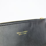 Black Leather Zip Purse - Roam