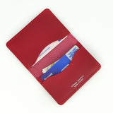 Red Leather Card Holder - Chroma