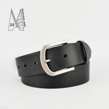 1 1/2" Classic Black Leather Belt