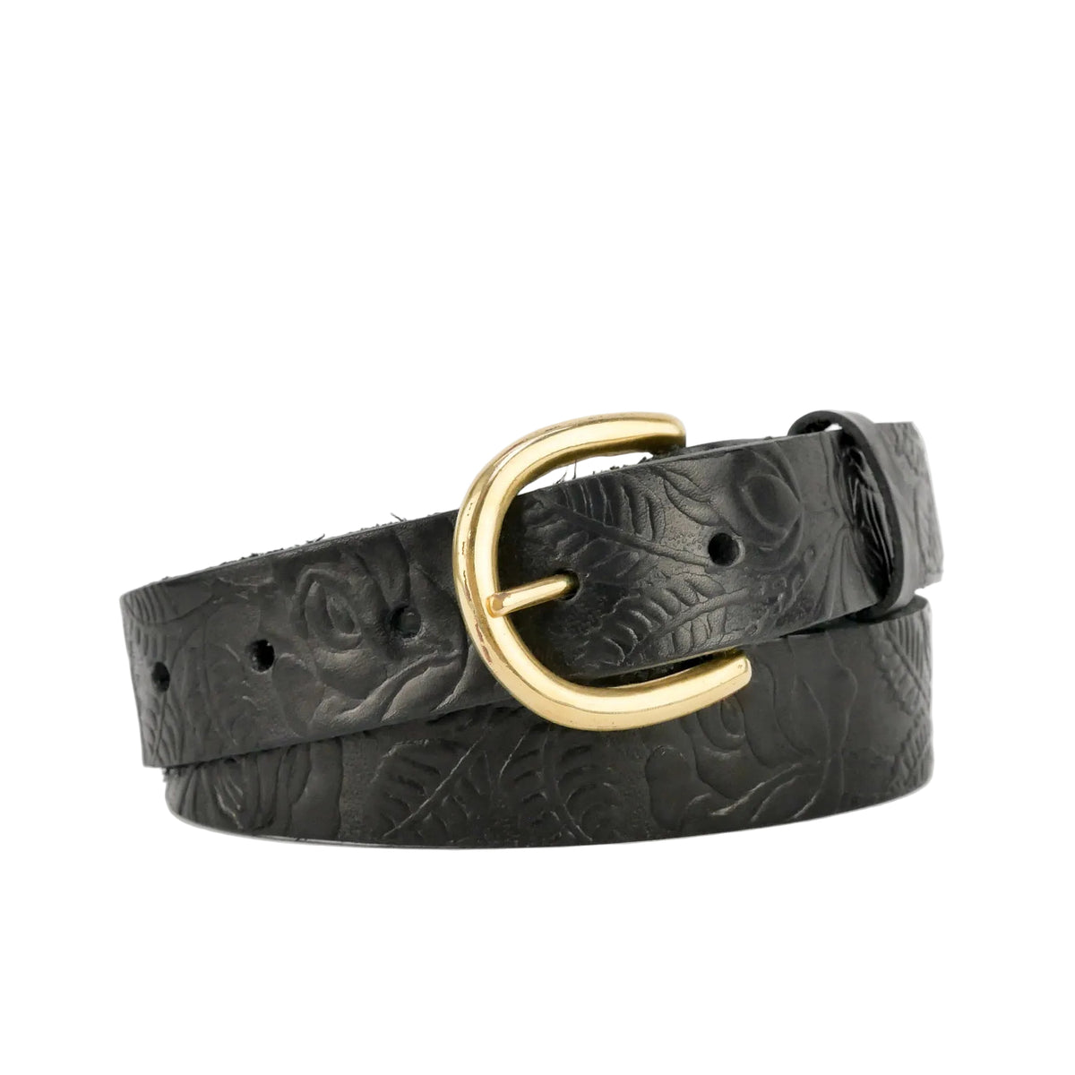 1 1/4" Tooled Black