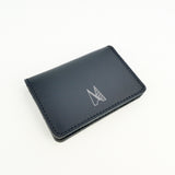 Navy Leather Card Holder - Chroma
