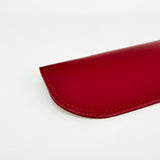 Red Leather Glasses Case - Chroma