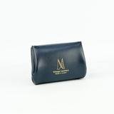 Navy Leather Coin Purse - Roam