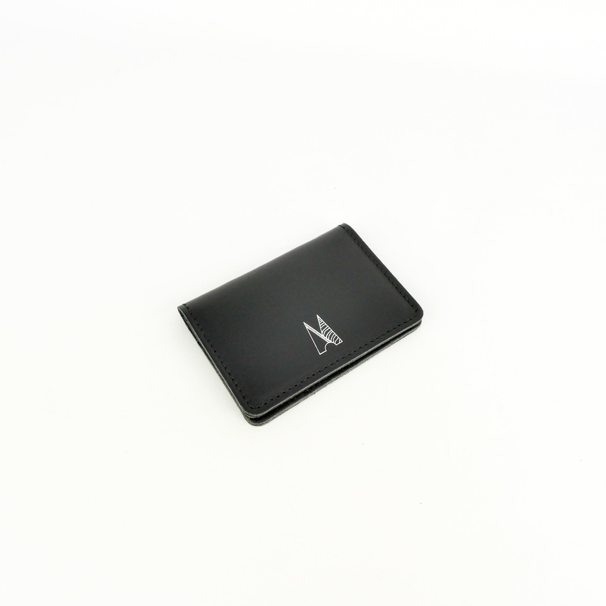 Black Leather Card Holder - Chroma