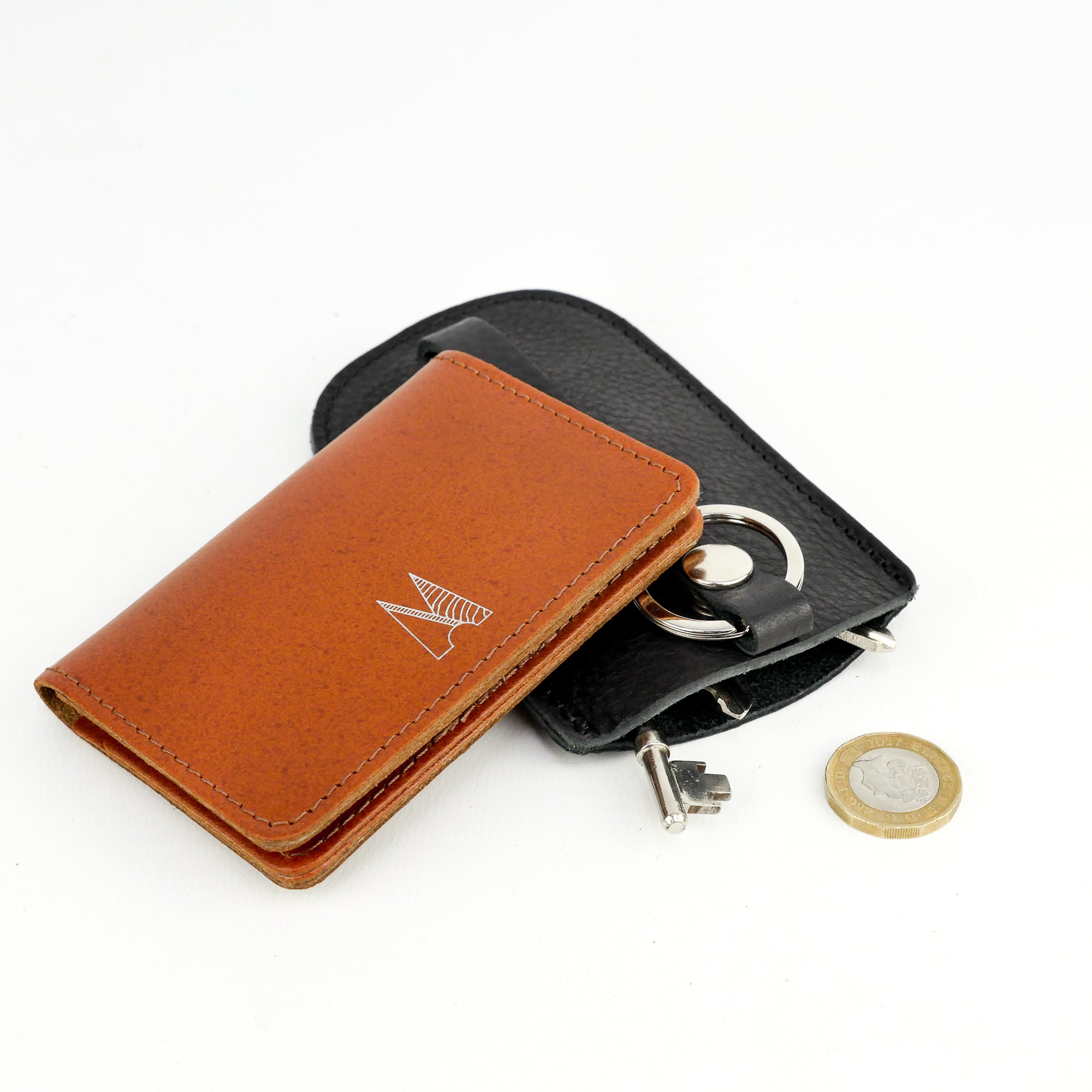 Tan Leather Card Holder - Chroma