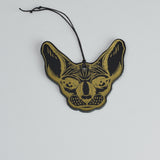 Leather Christmas Cat Decoration