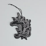 Leather Christmas Unicorn Decoration