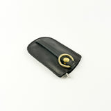 Black Leather Bell Key Holder - Roam