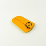 Yellow Leather Bell Key Holder - Roam
