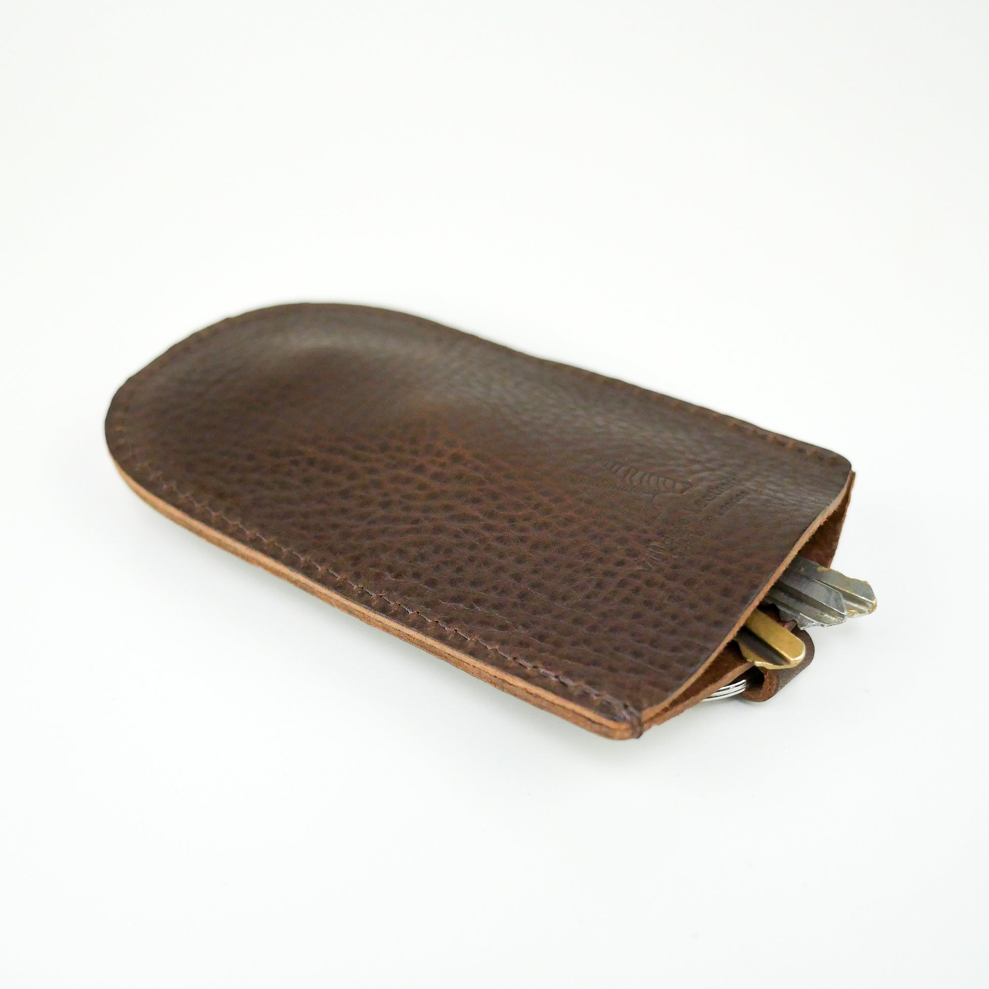 Brown Leather Bell Key Holder