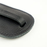 Black Leather Bell Key Holder