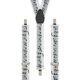 Music Notes Trouser Braces