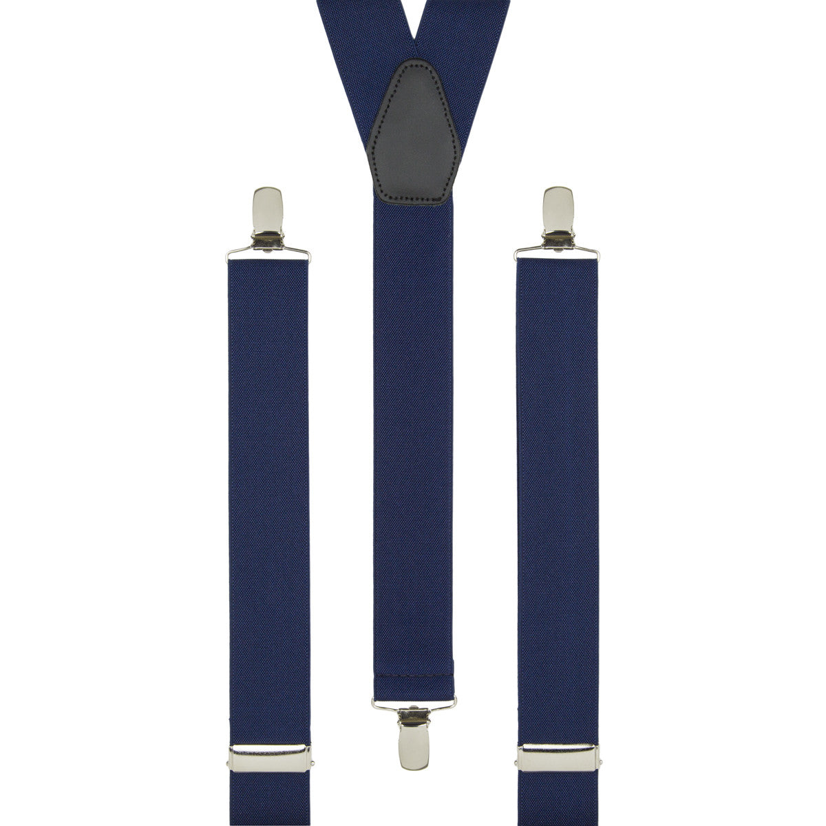 Plain Navy Braces