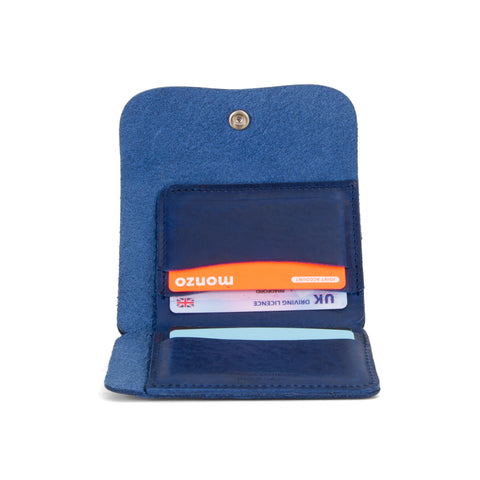 Missouri Cobalt Blue Leather Purse