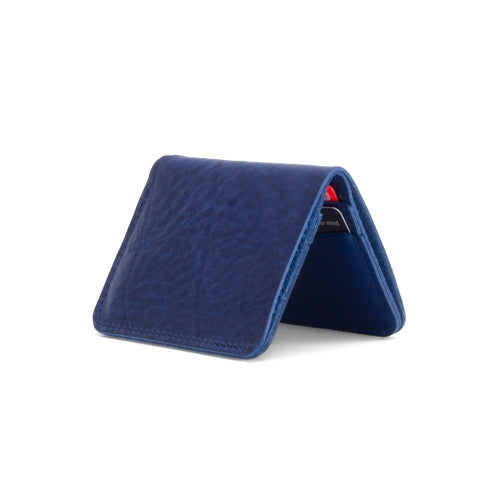 Missouri Cobalt Blue Leather Wallet