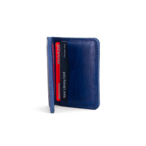Missouri Cobalt Blue Leather Wallet