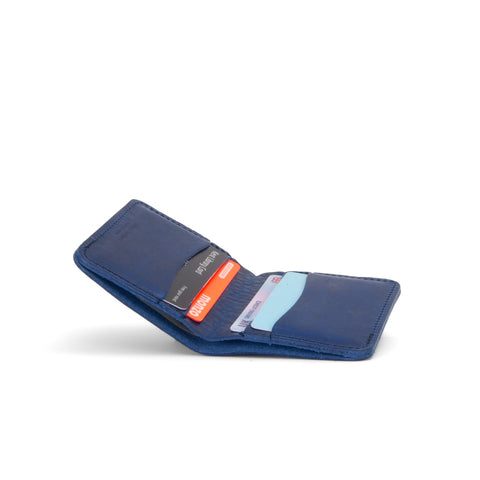 Missouri Cobalt Blue Leather Wallet