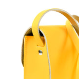 Yellow Leather Shoulder Bag - Chroma