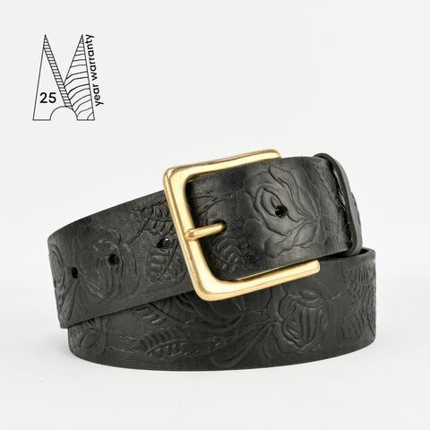 1 3/4" Tooled Black