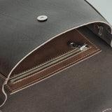 Belle Brown Leather Crossbody Bag