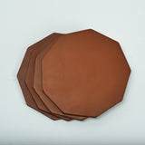Tan Leather Coasters