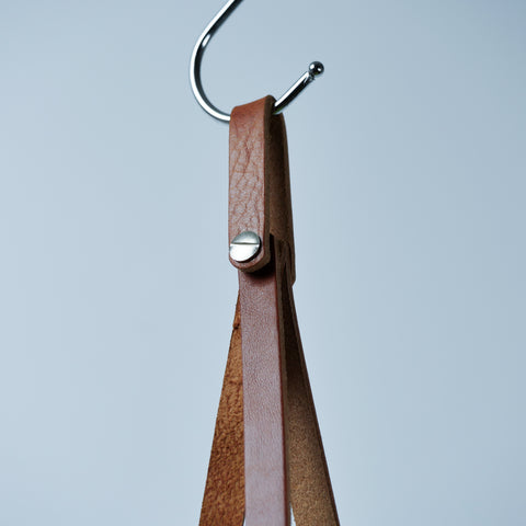 c clamp plant hanger Tan Leather Plant Hanger