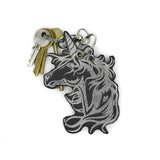 Leather Key Ring - Unicorn