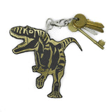Leather Key Ring - Dinosaur