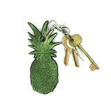 Leather Key Ring - Pineapple