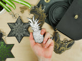 Leather Key Ring - Pineapple