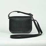 Missouri Black Leather Shoulder Bag