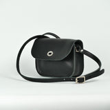 Missouri Black Leather Shoulder Bag