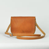 Missouri Tan Leather Shoulder Bag