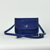 Missouri Cobalt Blue Leather Shoulder Bag