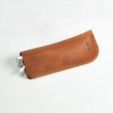 Missouri Tan Leather Glasses Case