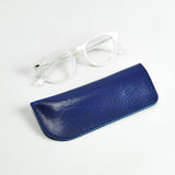 Missouri Cobalt Blue Leather Glasses Case