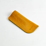 Missouri Mustard Yellow Leather Glasses Case