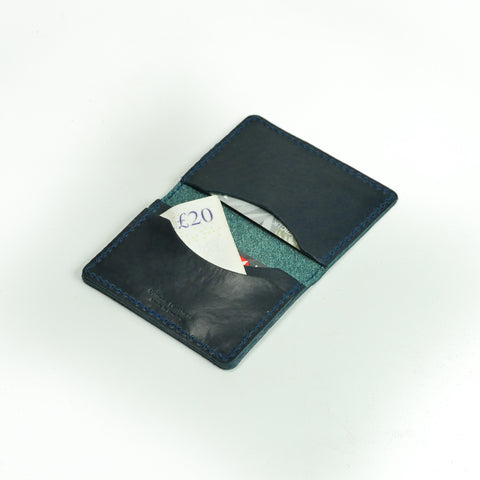 Missouri Navy Leather Card Holder