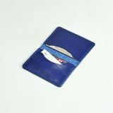 Missouri Cobalt Blue Leather Card Holder