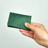 Missouri Green Leather Card Holder
