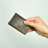 Missouri Brown Leather Card Holder