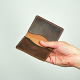 Missouri Brown Leather Card Holder