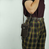 Missouri Brown Leather Neck Pouch
