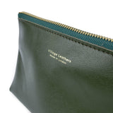Olive Green Leather Travel Bag - Roam
