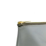 Grey Leather Travel Bag - Roam