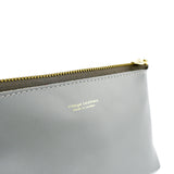 Grey Leather Travel Bag - Roam