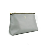 Grey Leather Travel Bag - Roam