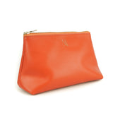Tangerine Leather Travel Bag - Roam