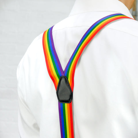 Rainbow Trouser Braces