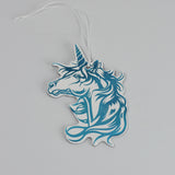 Leather Christmas Unicorn Decoration